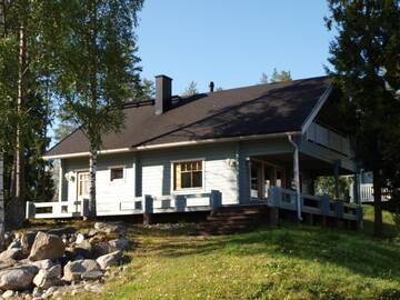 Фото номера Большой коттедж с 4 спальнями и сауной Дома для отпуска Loma-Rantala Cottages г. Тахковуори 8