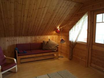 Фото номера Большой коттедж с 4 спальнями и сауной Дома для отпуска Loma-Rantala Cottages г. Тахковуори 9