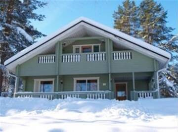 Фото номера Коттедж с сауной и 4 спальнями Дома для отпуска Loma-Rantala Cottages г. Тахковуори 10
