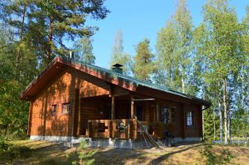 Фото номера Коттедж с 2 спальнями и спальным лоджем Дома для отпуска Rinnepelto Holiday Cottages г. Тахковуори 20