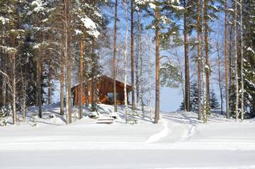 Фото номера Дом с 2 спальнями и видом на озеро Дома для отпуска Rinnepelto Holiday Cottages г. Тахковуори 8